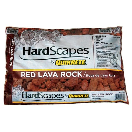 QUIKRETE 1175-05 0.5 cu. ft. Red Lava Rock Hardscapes TH11967